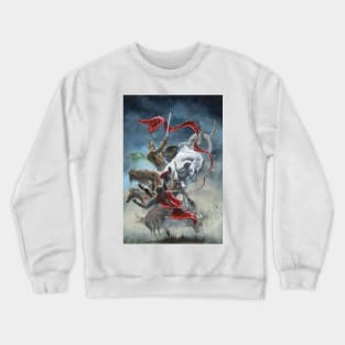 Theoden Throws Down the Captain of the Haradrim Crewneck Sweatshirt